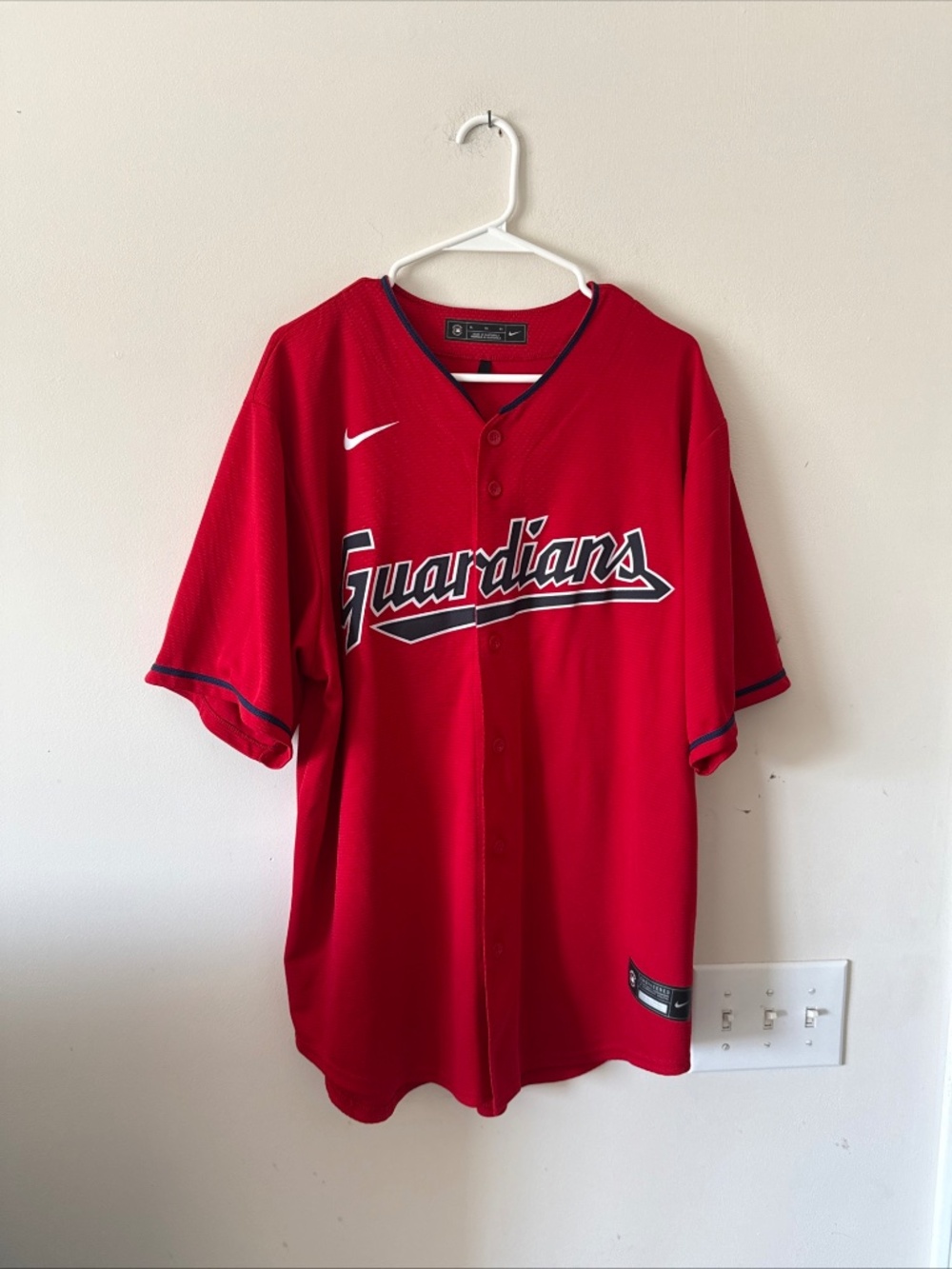 Men’s Nike Triston McKenzie #24 Cleveland Guardians Limited Jersey Sz XL - RARE